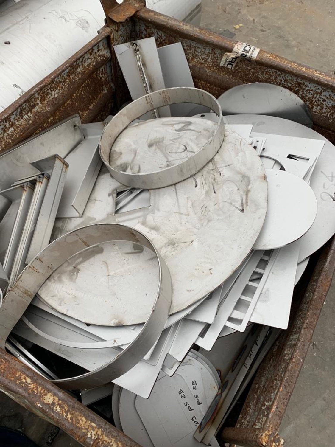 Rottami di acciaio inox 254 SMO 6Mo, ritagli di lamiera e anelli